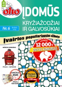 ID 43 oho 10 min. Įdomūs kryžiažodžiai ir galvosūkiai
